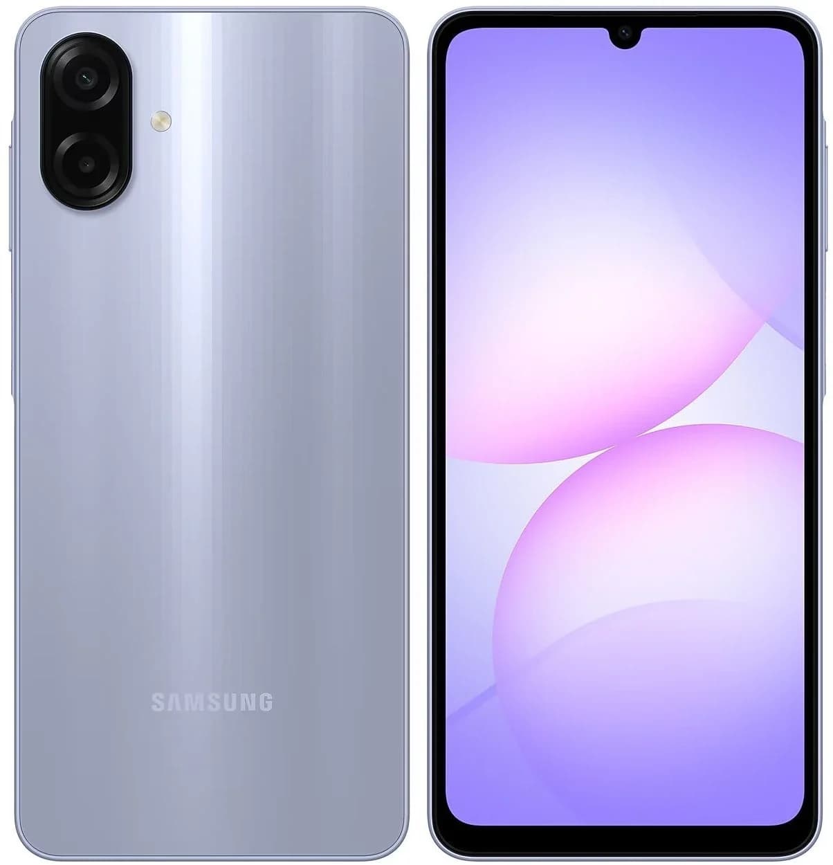 Samsung Galaxy A07 2 × nano SIM, 64 Гб, фиолетовый